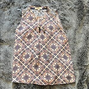 Rewind Multicolor Patterned Top